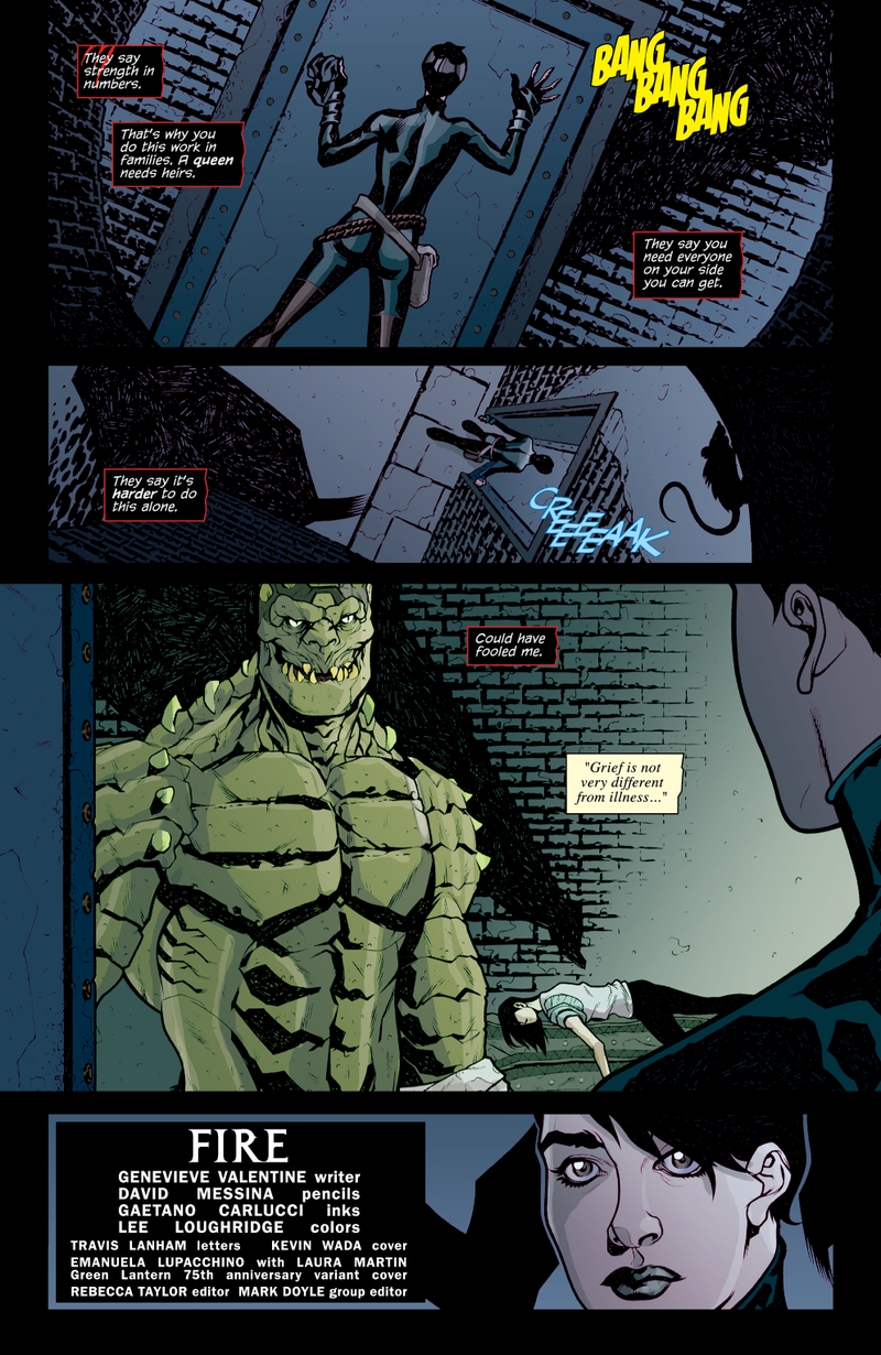 Illustration for article titled Exclusive DC preview: Selina tends to a wounded ally in Catwoman #44